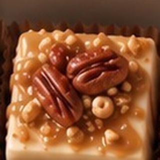 Pecan caramel cheesecake bite